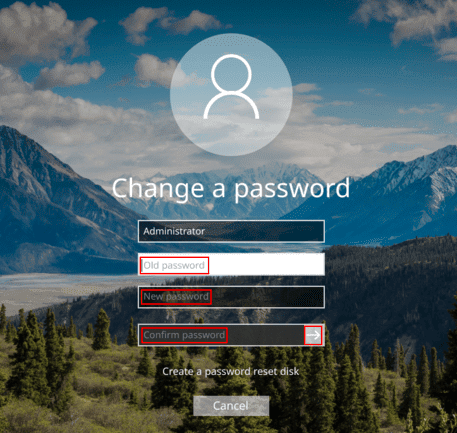 Change Password Using the Command Line